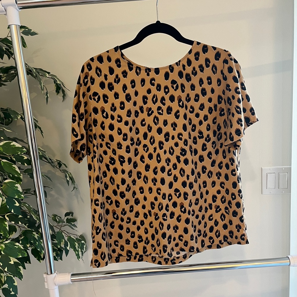 A new day leopard dress shirt